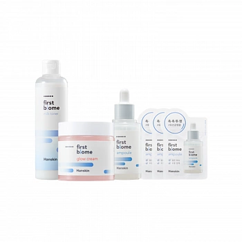 3-ступенчатый набор для ухода за кожей с пробиотиками (сияние) First Biome 3 Step Set 02